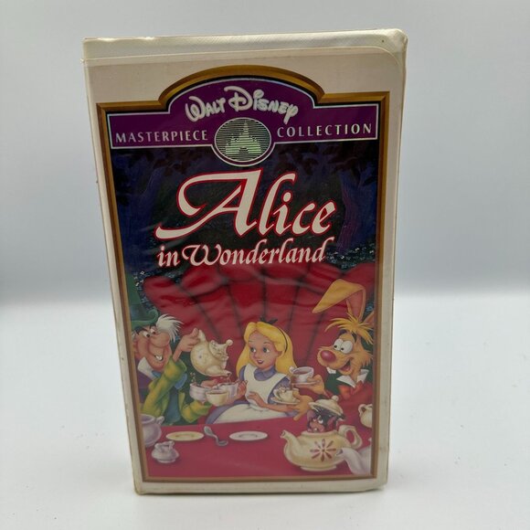 Alice In Wonderland VHS Walt Disney Masterpiece Collection 1994 Animated Film - Picture 1 of 3